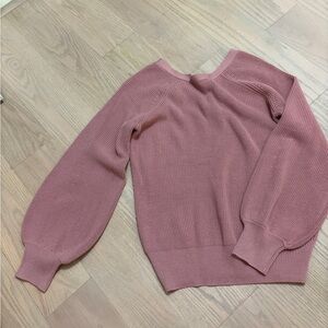 Alex Marie Dusty Rose Crew Neck Sweater